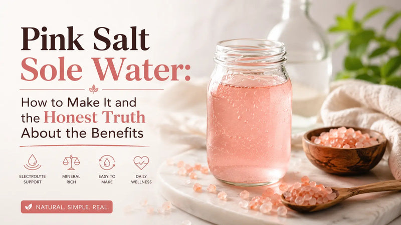 Pink Salt Sole Water: How to Make It and the Honest Truth About the Benefits